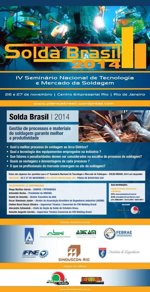 Seminário Tecnologia e Soldagem