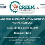 Prazo inscricao minicurso