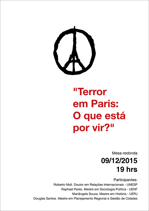 Cartaz Terror Paris site