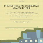 Cartaz Seminário CorrupçãoxDireitos Humanos site