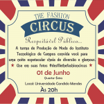 convite desfile Circus