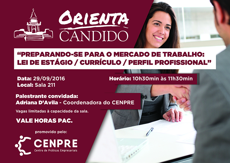 Orienta Candido Cartaz Mercado de trabalho 1