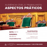 audiencia civel e trabalhista