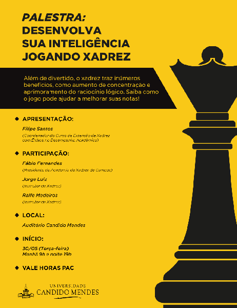 A ginástica da Inteligência: conheça os benefícios de jogar Xadrez