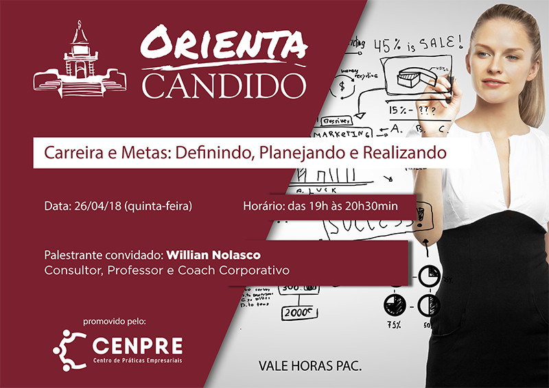 Na próxima quinta tem Orienta Candido – 26 de abril