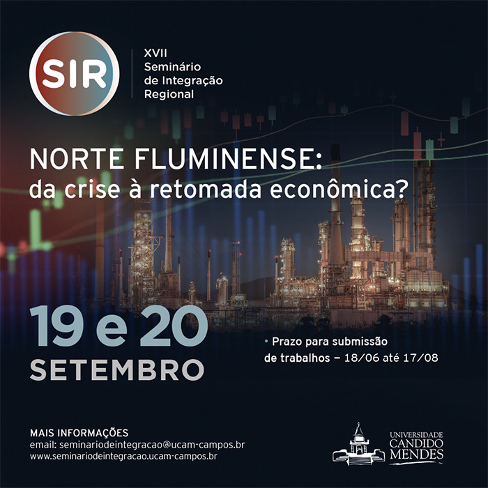 XVII Seminário de Integração Regional já tem data marcada – Prazo para submissão de artigos terá início neste mês