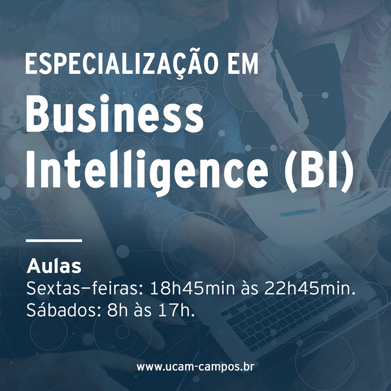 Novo curso de Especialização em Business Intelligence – Inscrições abertas