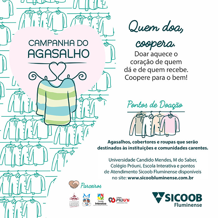 Participe da Campanha do Agasalho de 2018