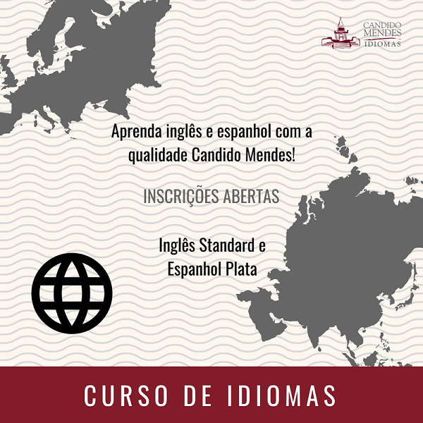 Abertas inscrições para novas turmas do Candido Mendes Idiomas