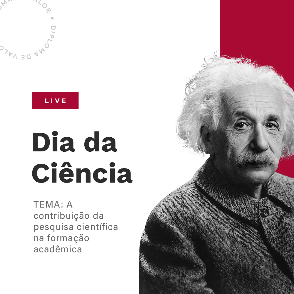 Live sobre pesquisa científica na formação acadêmia celebra Dia da Ciência